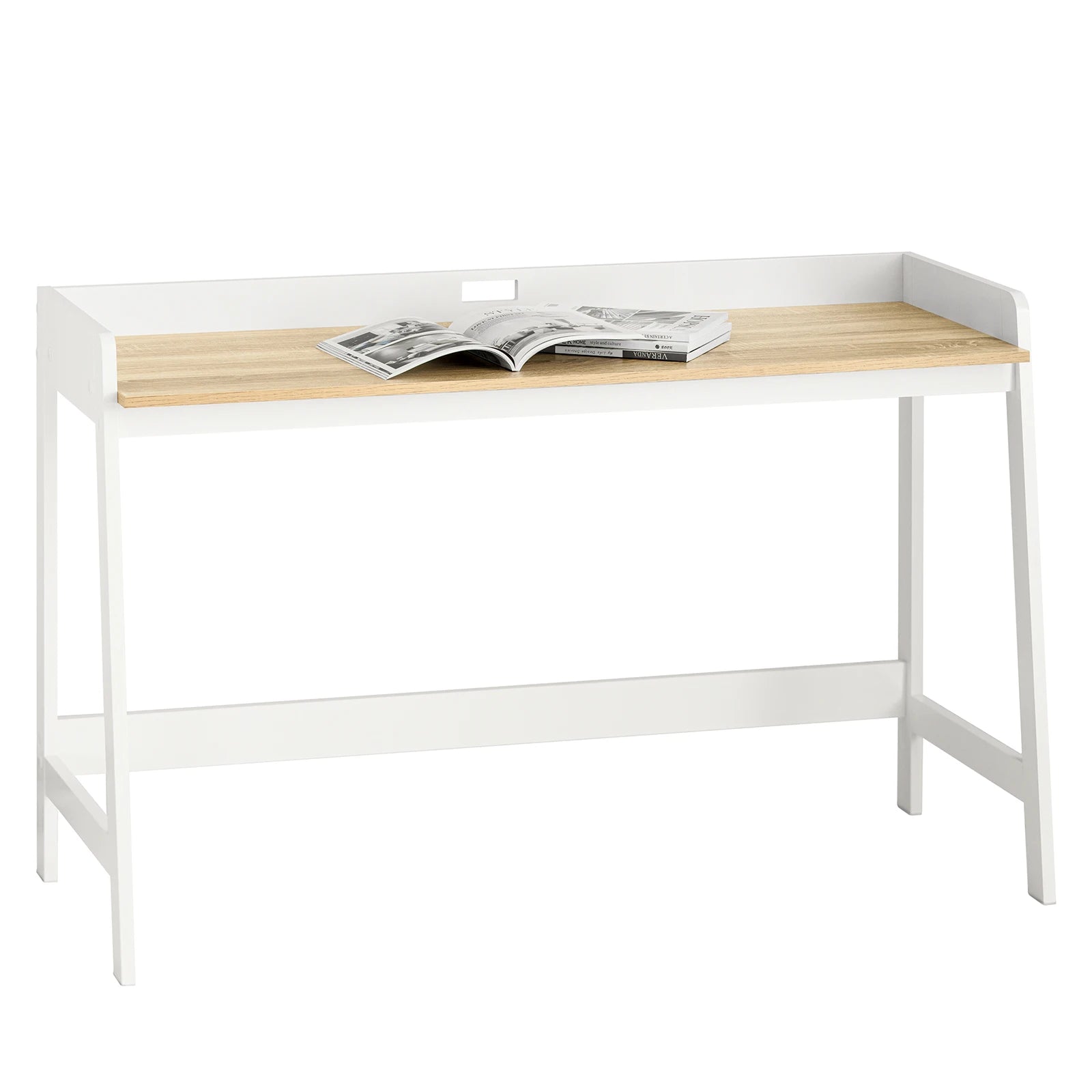 Computer office table White/nature