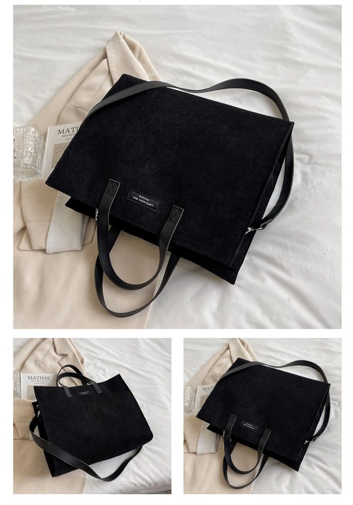 Vintage Corduroy Handbag