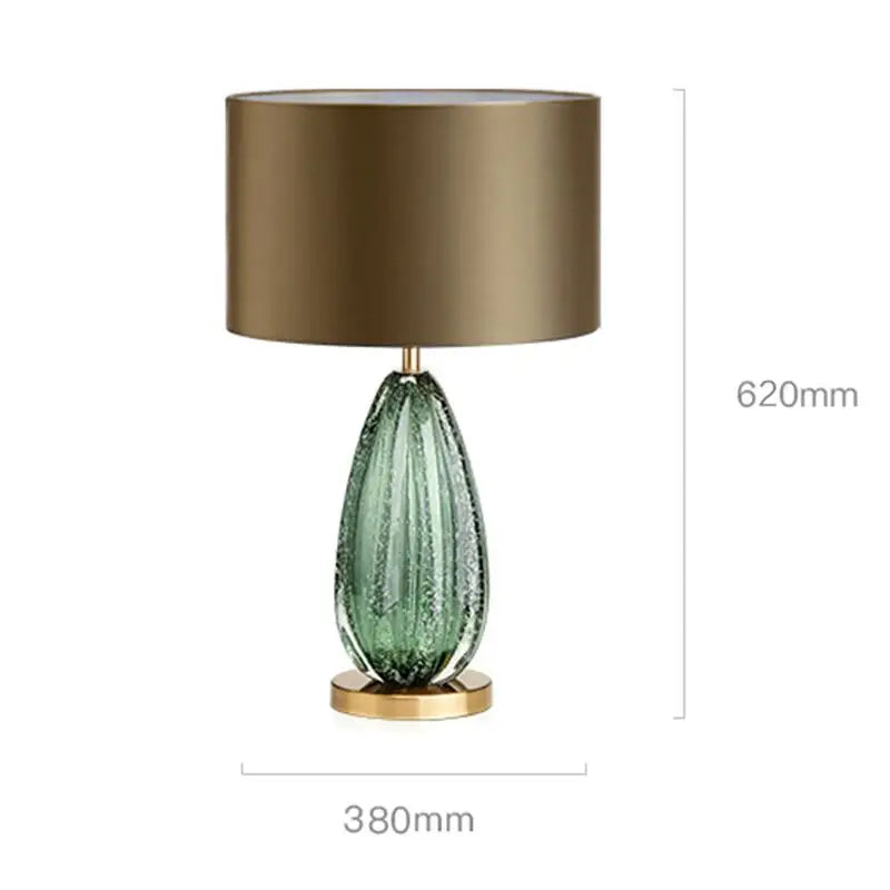Living Room Oversized Glass Table Lamp