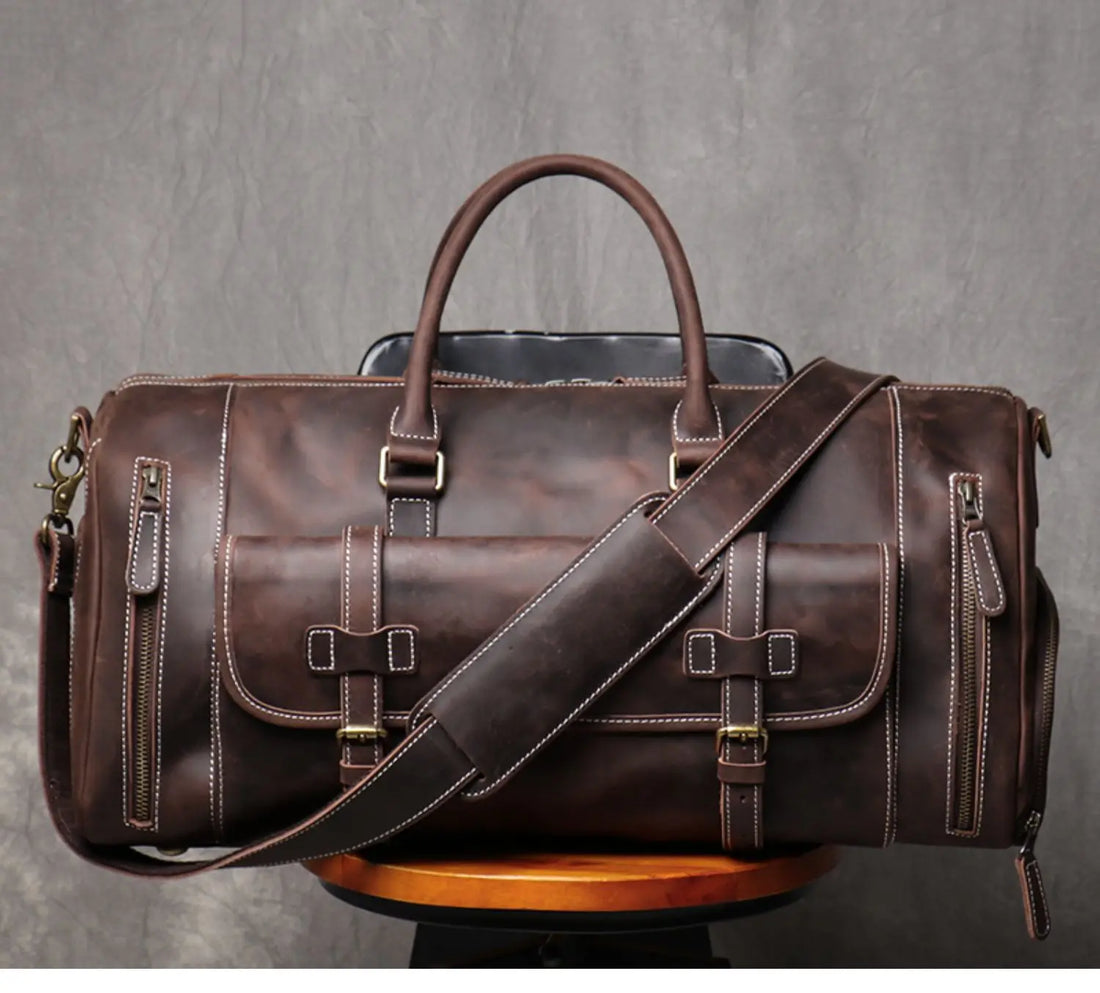 Vintage Genuine Leather Travel bag