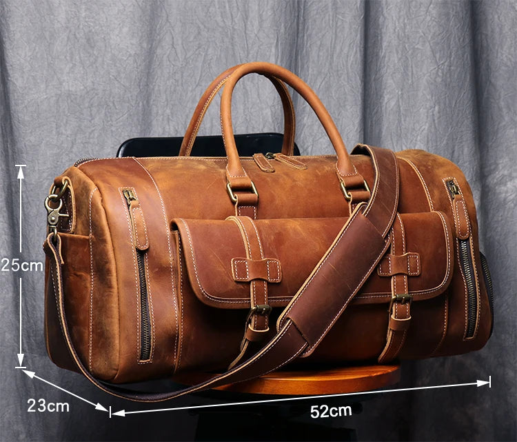 Vintage Genuine Leather Travel bag