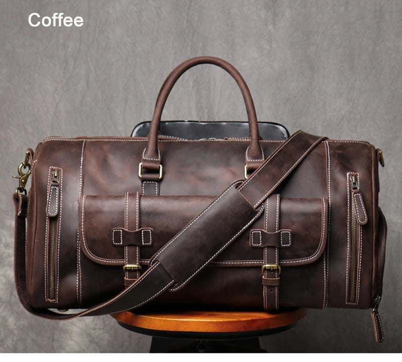 Vintage Genuine Leather Travel bag