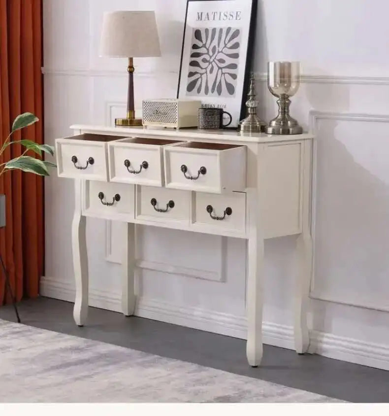 Retro Solid Wood Console Table
