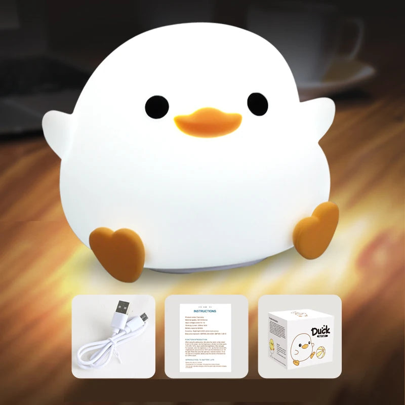 DoDo Duck Silicone LED Bedside Lamp