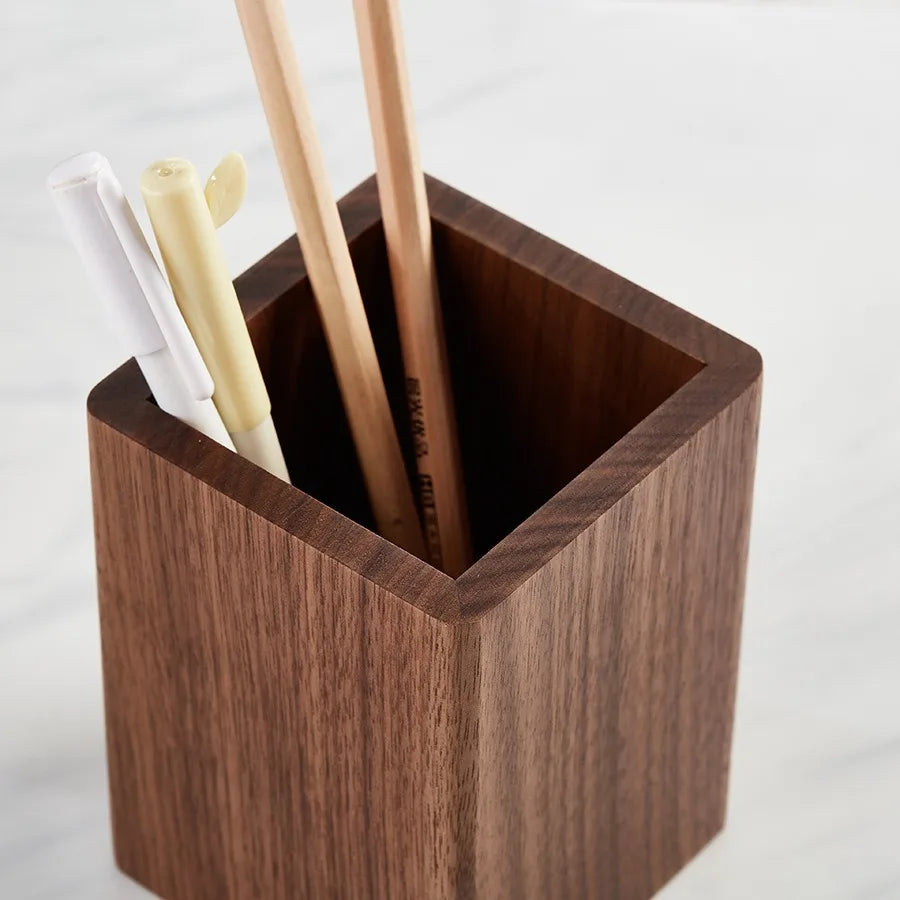 Walnut Wood Pen Holder