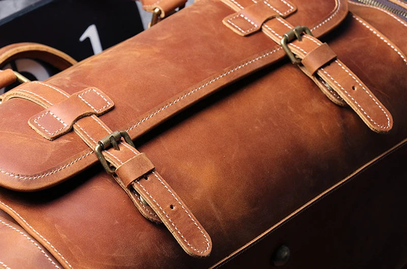 Vintage Genuine Leather Travel bag