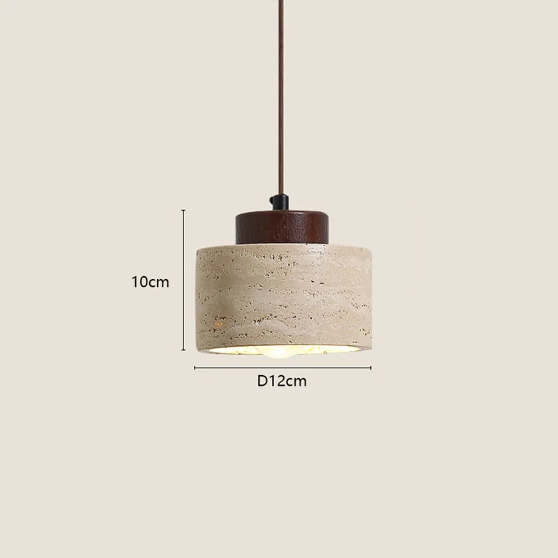 Modern designer (wabi-Sabai) hanging stone lights