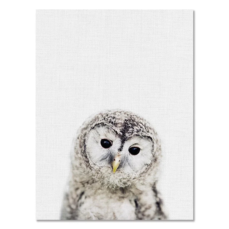 Baby Room Animal Wall Canvas Painting