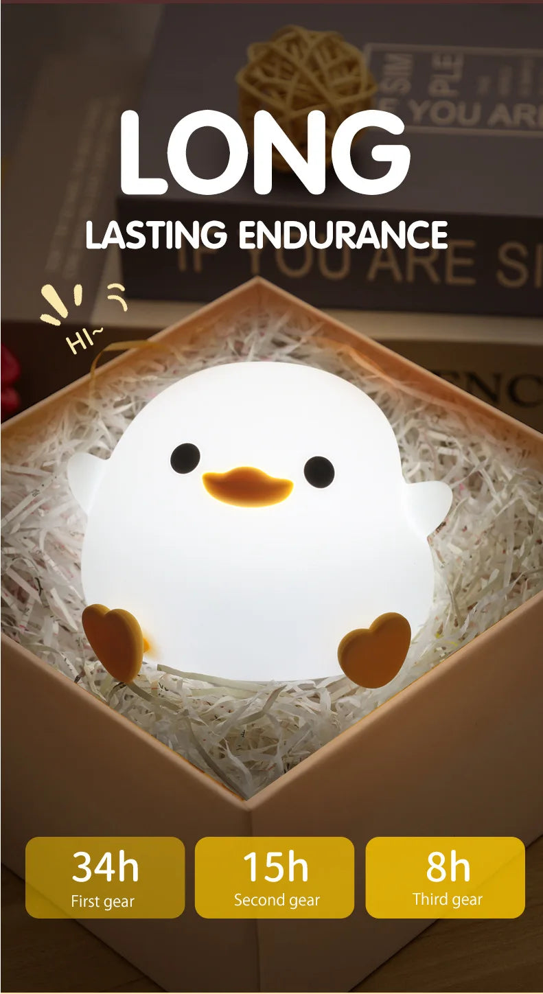 DoDo Duck Silicone LED Bedside Lamp