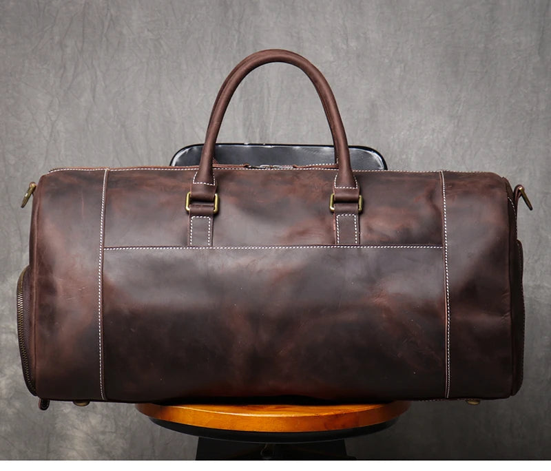 Vintage Genuine Leather Travel bag