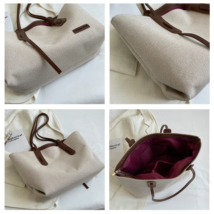 Women's casual large capacity shoulder bag