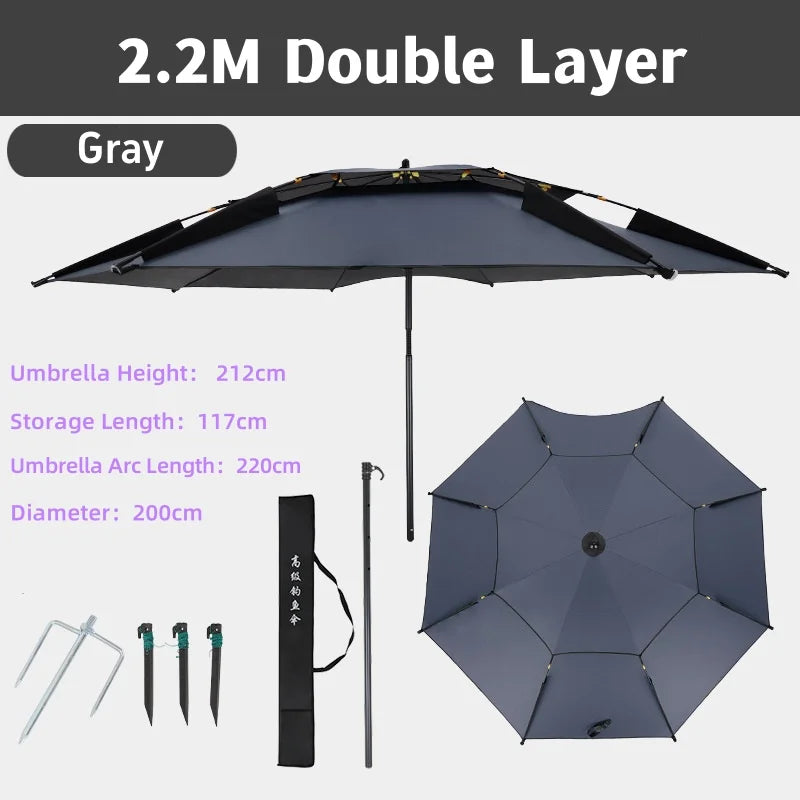 Double-Layer Fold Parasol