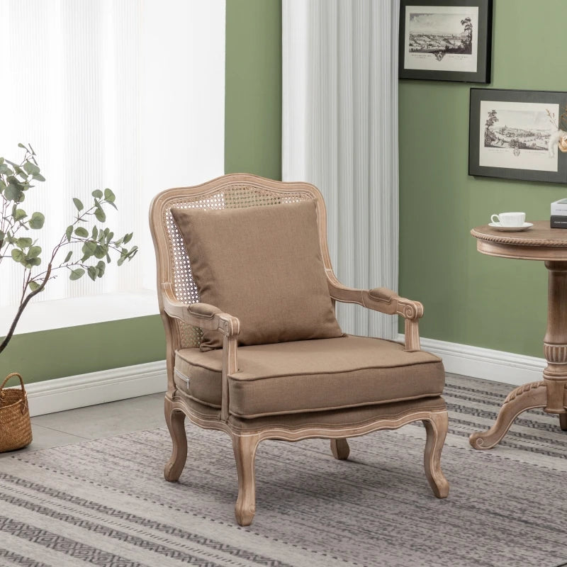 Solid wood retro sofa chair