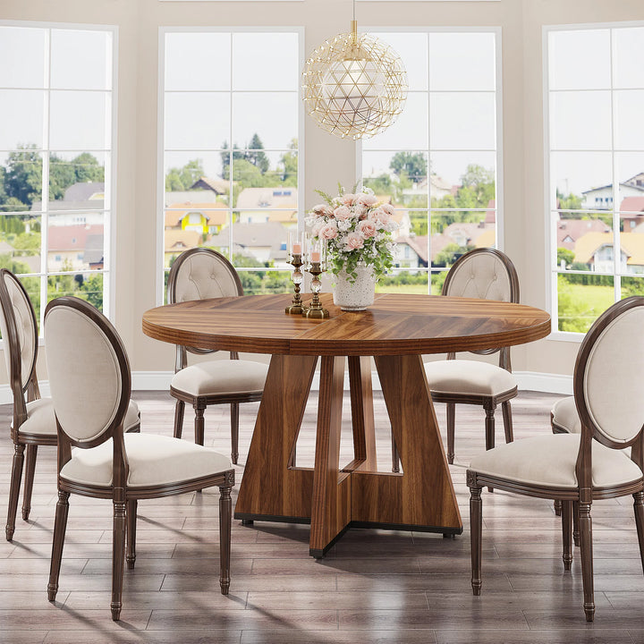Round Dining Table for a Small  Kitchen Dinning and Dining Room