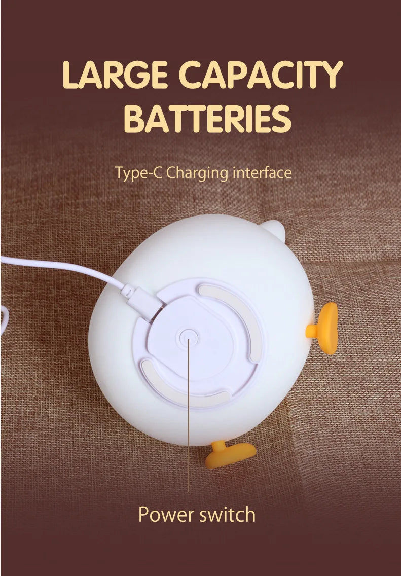 DoDo Duck Silicone LED Bedside Lamp