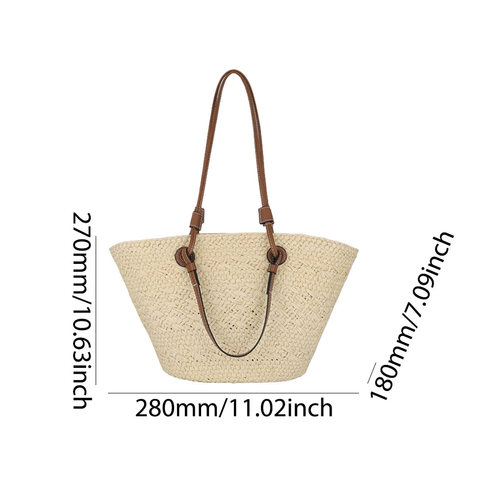 Straw Woven Tote Bags for Women