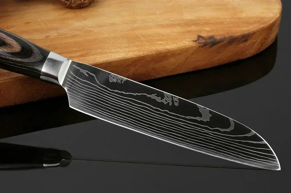 Damascus Kitchen Knives