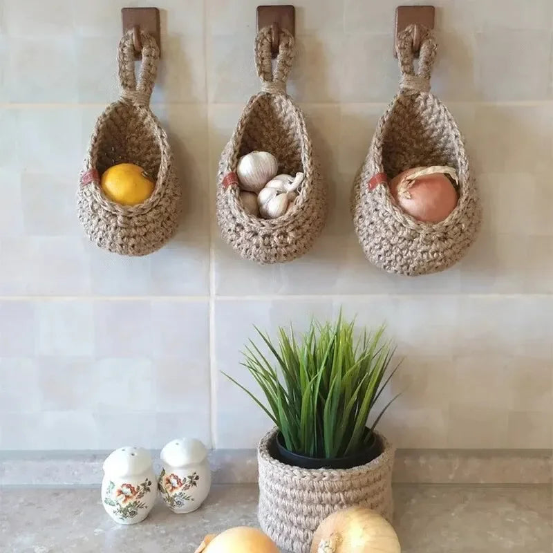 Wall-mounted Fruit and Vegetable Basket