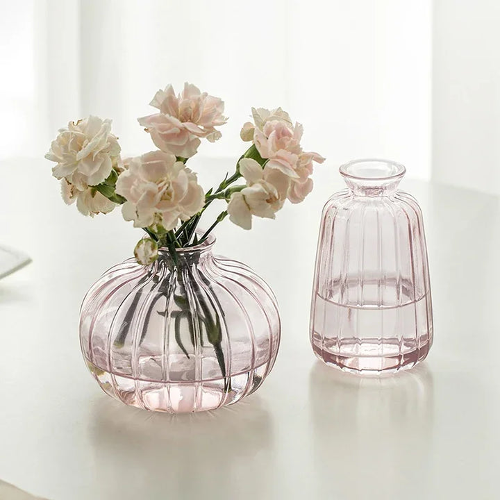 Decorative Flower Bottle Modern Mini Glass Vase
