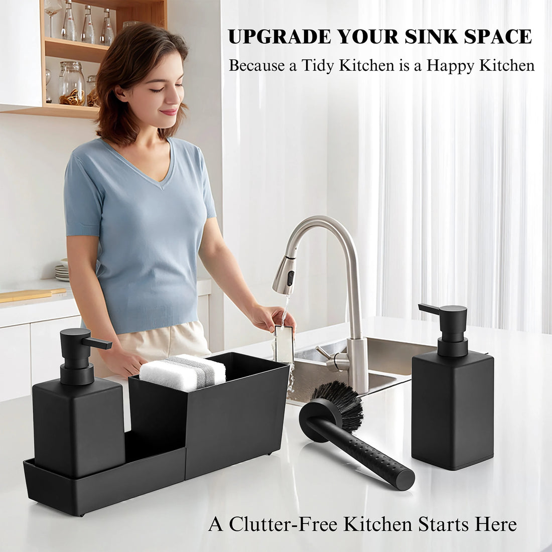 Kitchen Soap Dispenser Set