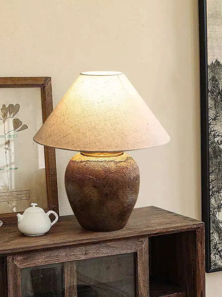 Handmade Ceramici Traditional Vintage Style Table Lamp