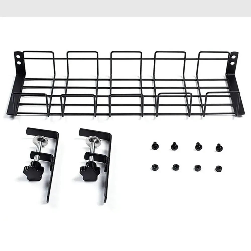 Under Table Storage Rack in Metal