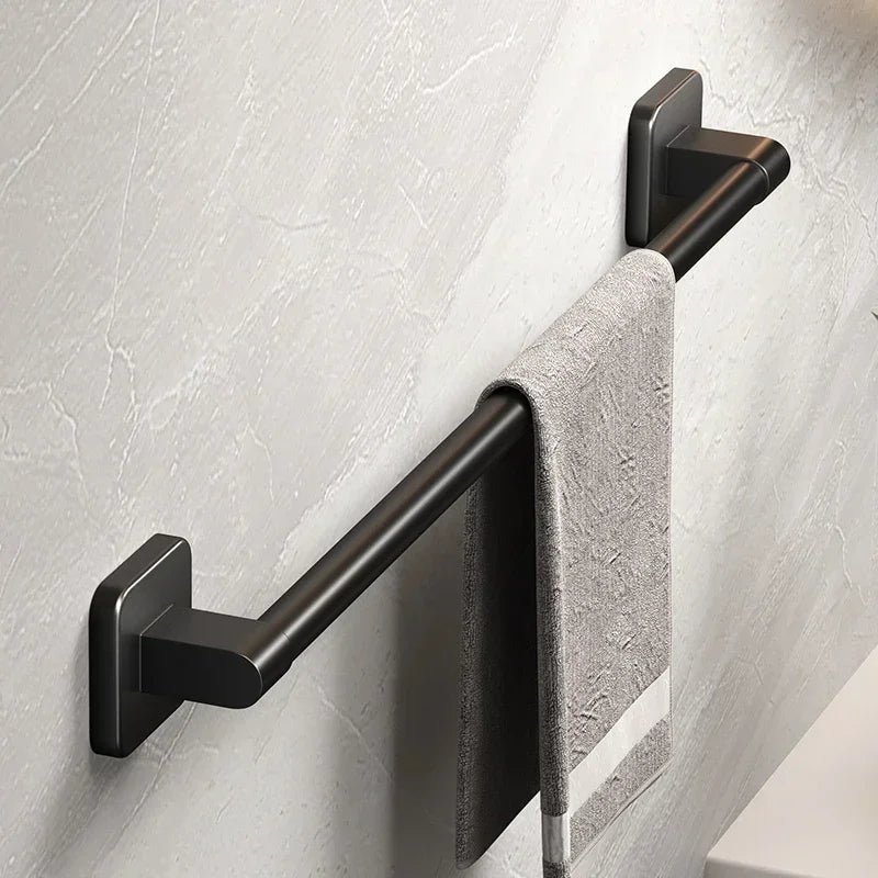 Wall Mounted Towel Rack Bathroom Storage, Rack No Drilling
