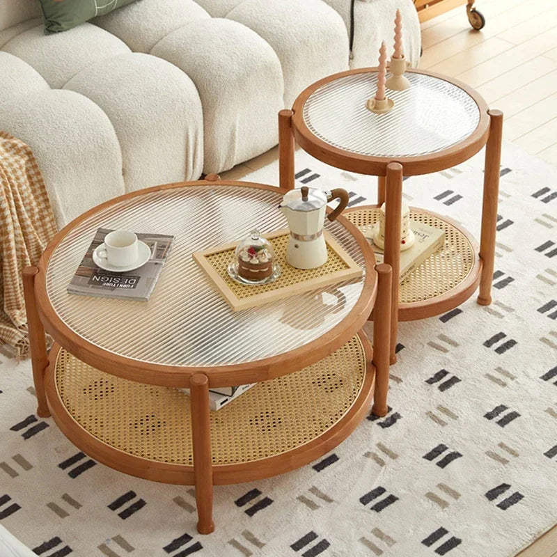 Rattan Woven Coffee Table