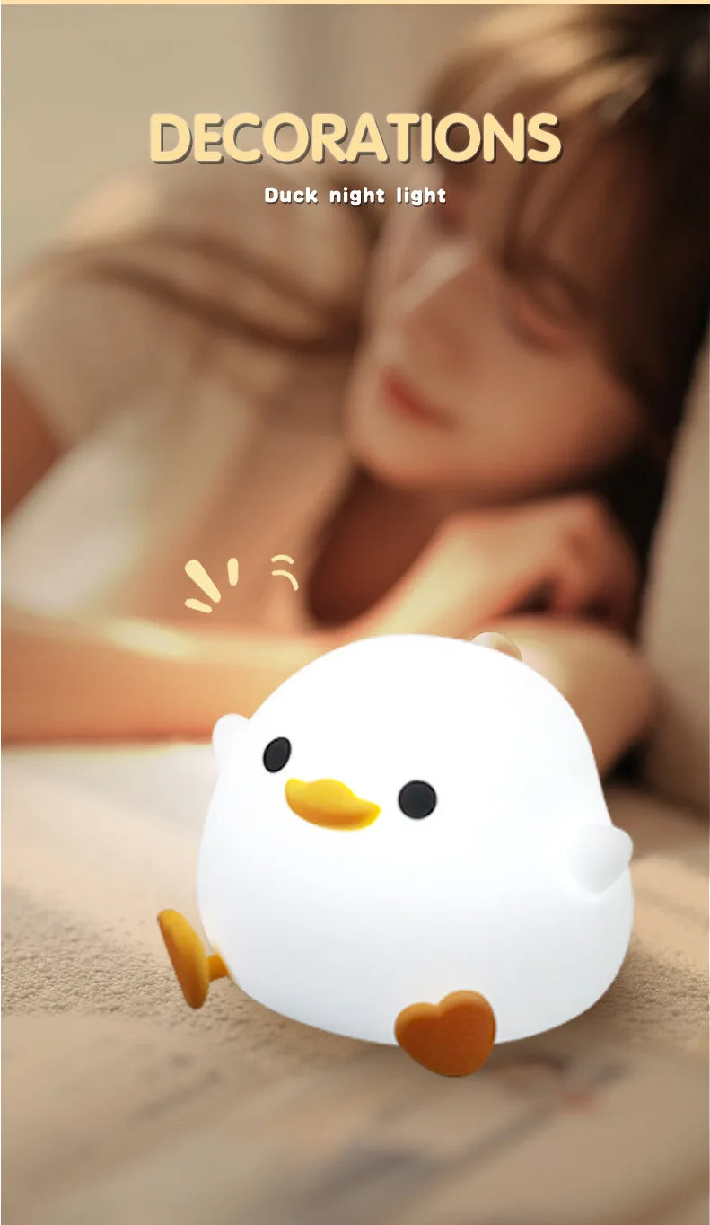 DoDo Duck Silicone LED Bedside Lamp