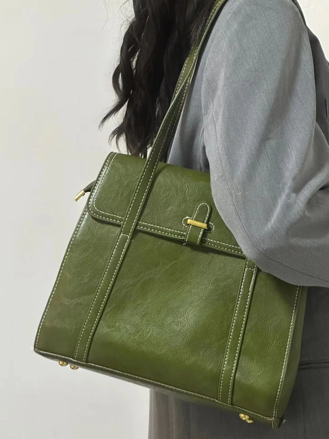 Green Vintage Handbag