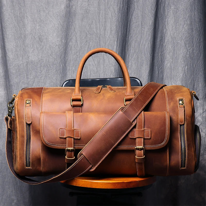 Vintage Genuine Leather Travel bag