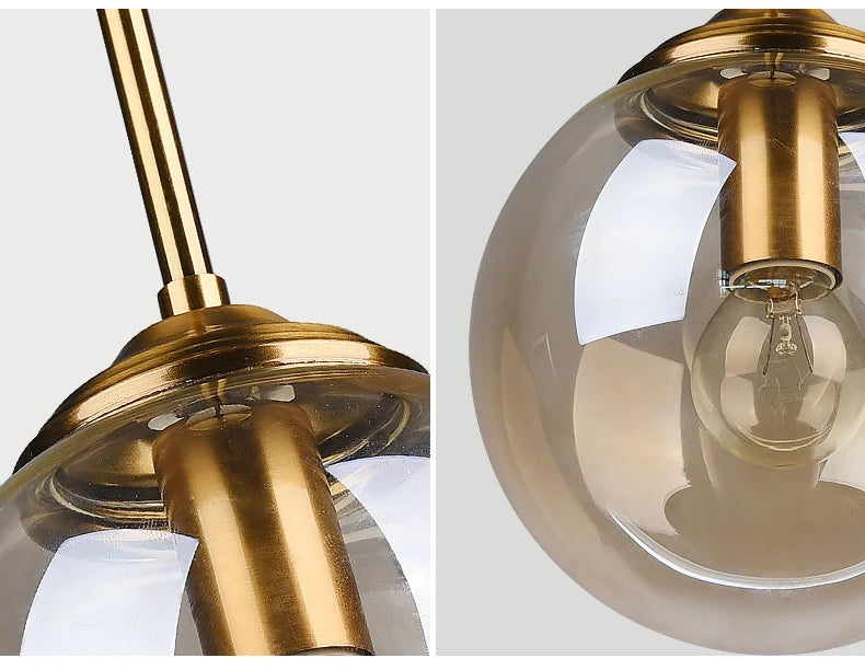 Modern Luxury Metal Hanging Pendant Lamp