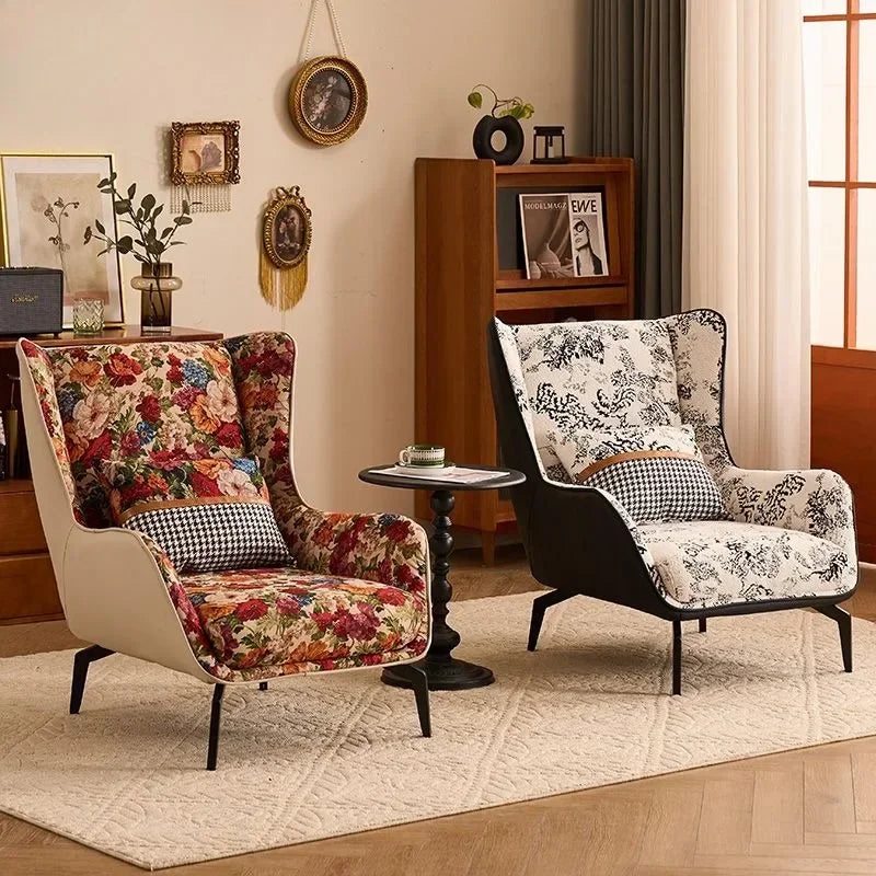 Retro Luxury Single Sofa Chair