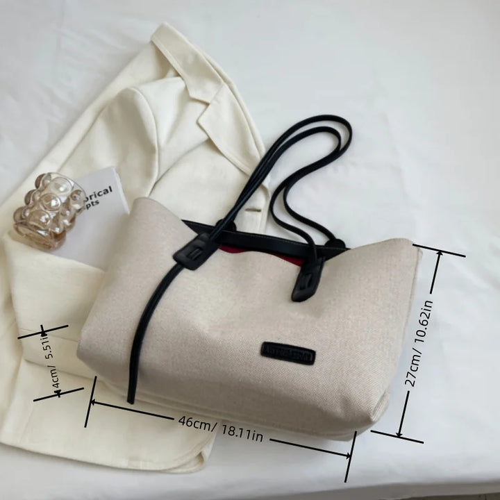 Women's casual large capacity shoulder bag