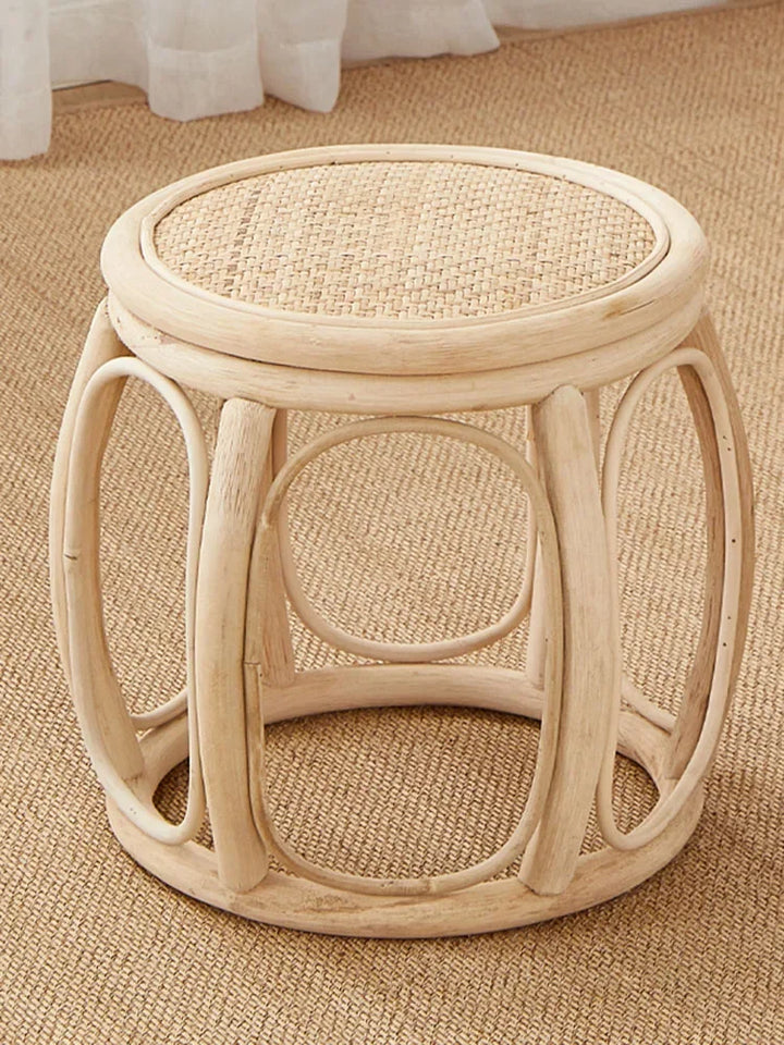 Rattan Woven Mobile  Stool Mobile  Furniture