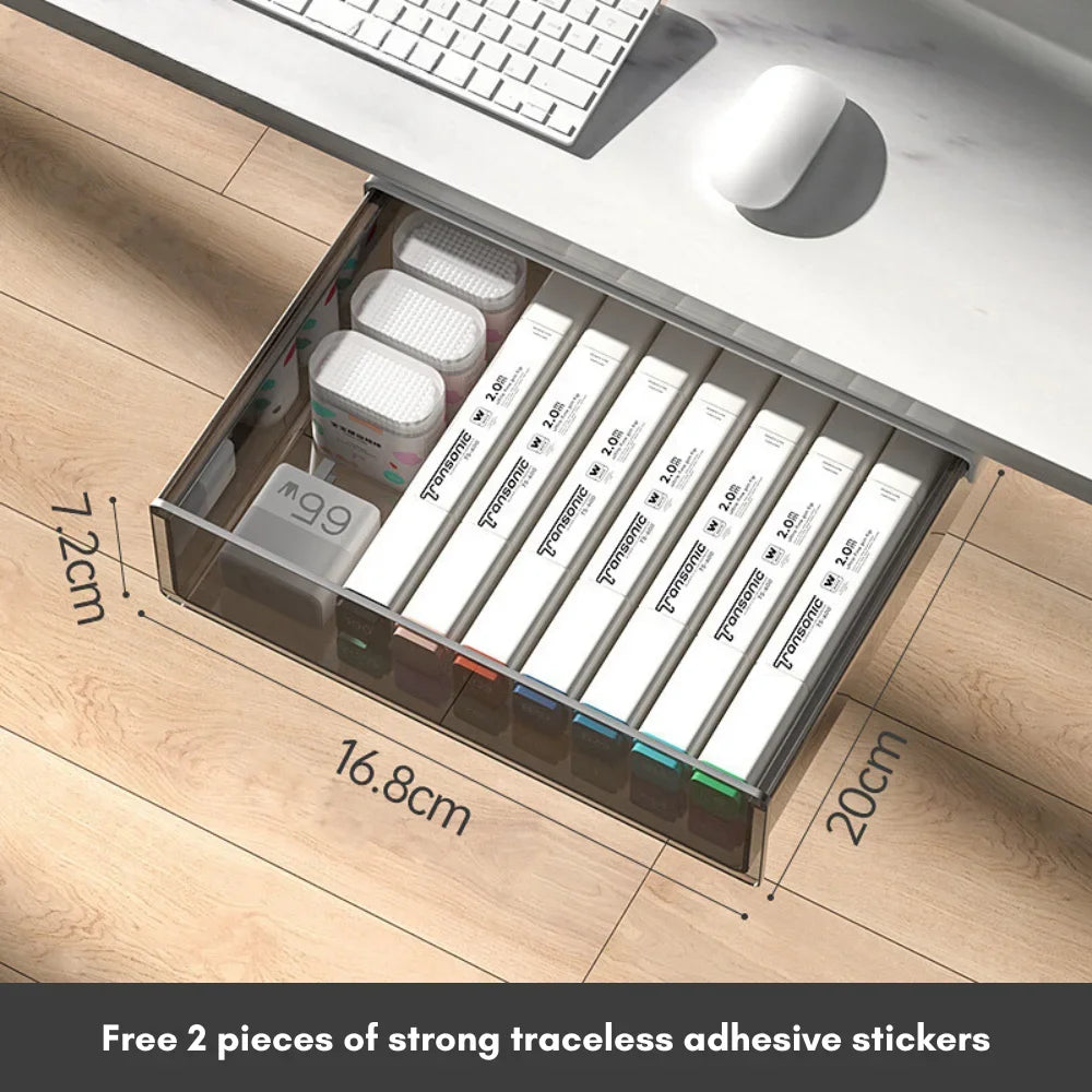 Under-desk Drawer Storage Box