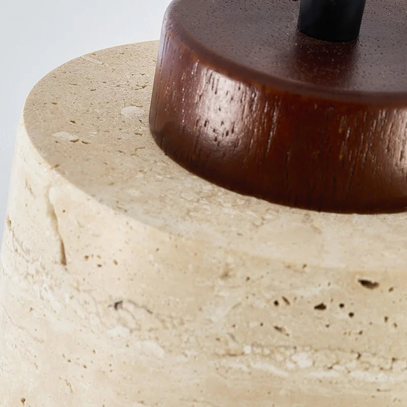 Modern designer (wabi-Sabai) hanging stone lights