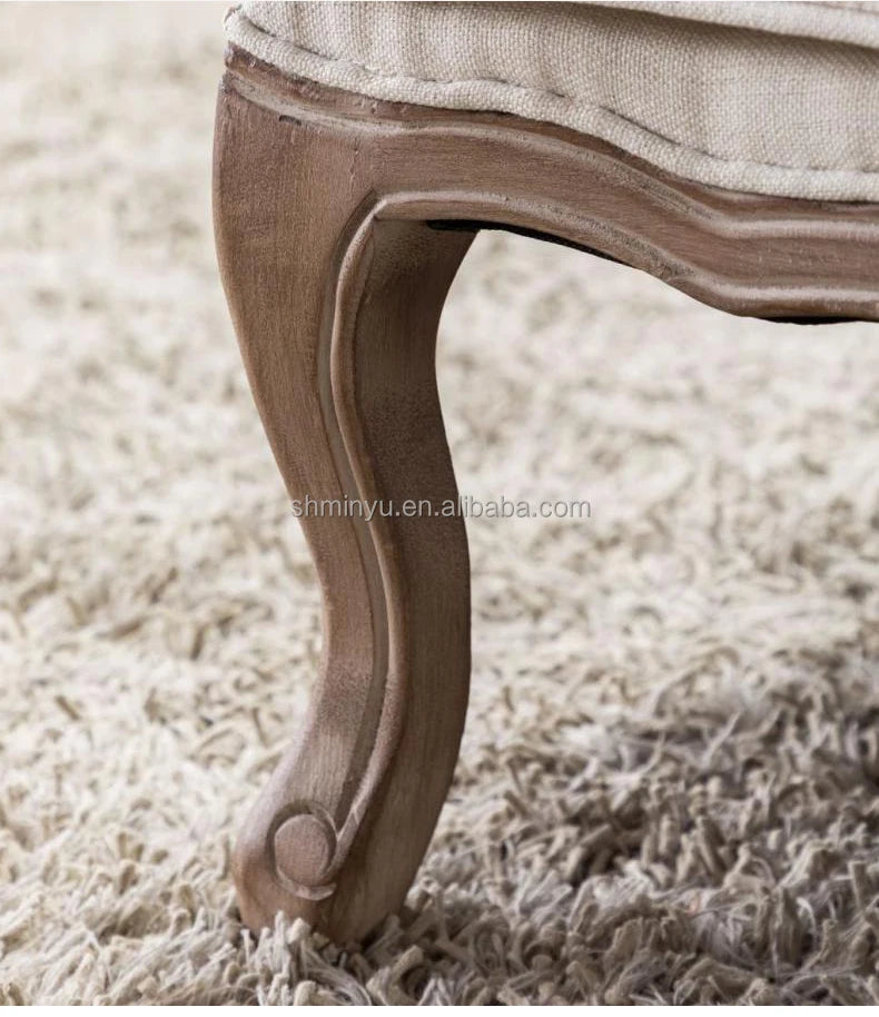 French farmhouse antique wooden armchair