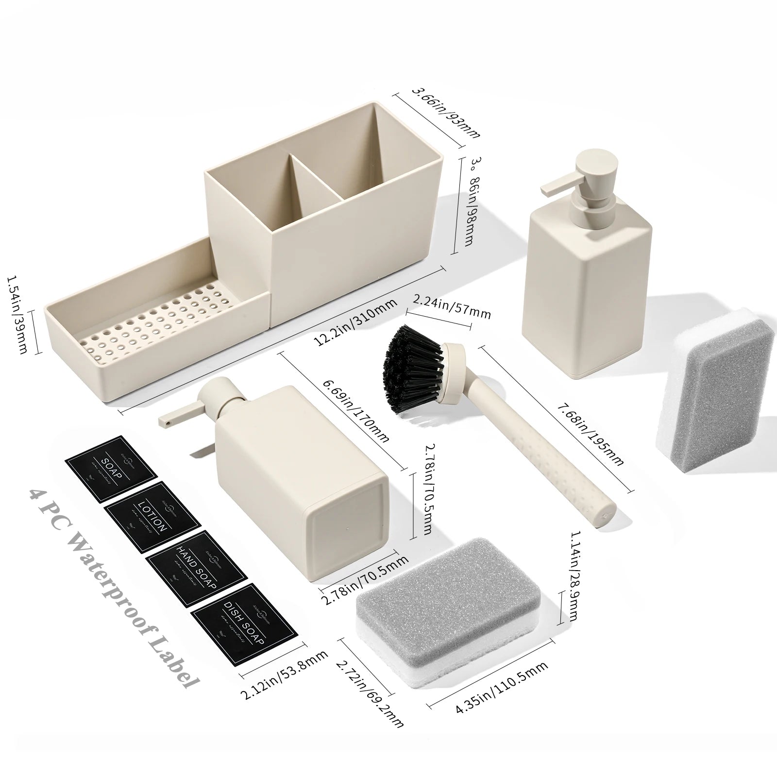 Kitchen Soap Dispenser Set