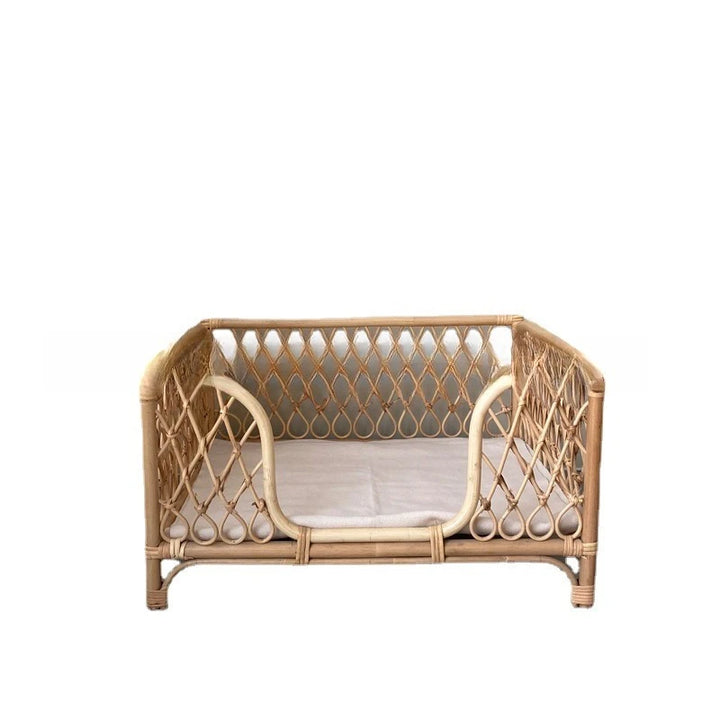 Vine woven teddy kennel small bed