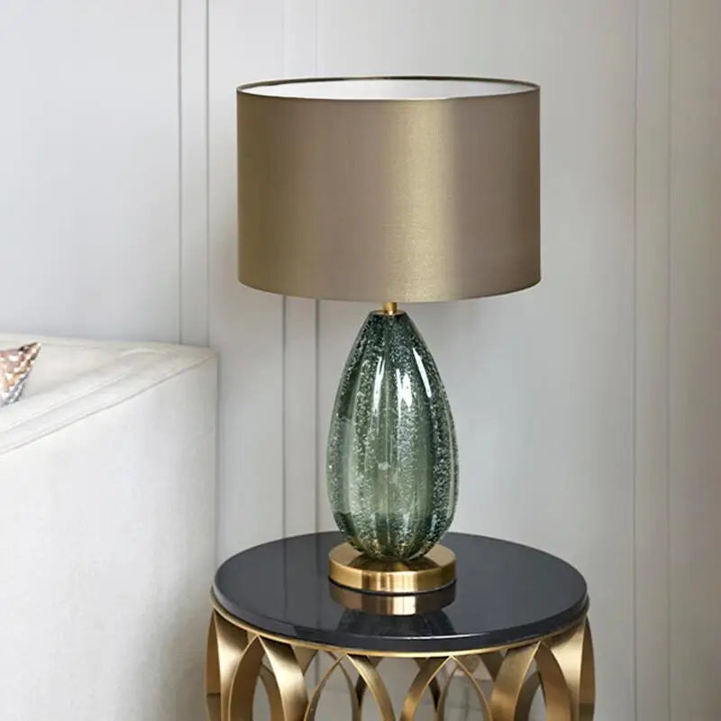 Living Room Oversized Glass Table Lamp