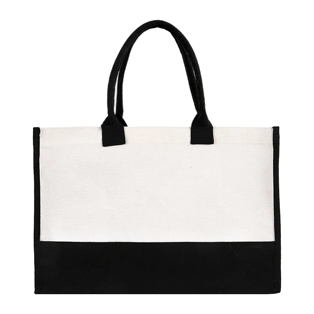 women's tote bag White jute