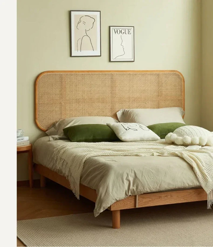 Rattan Solid Wood Headboards