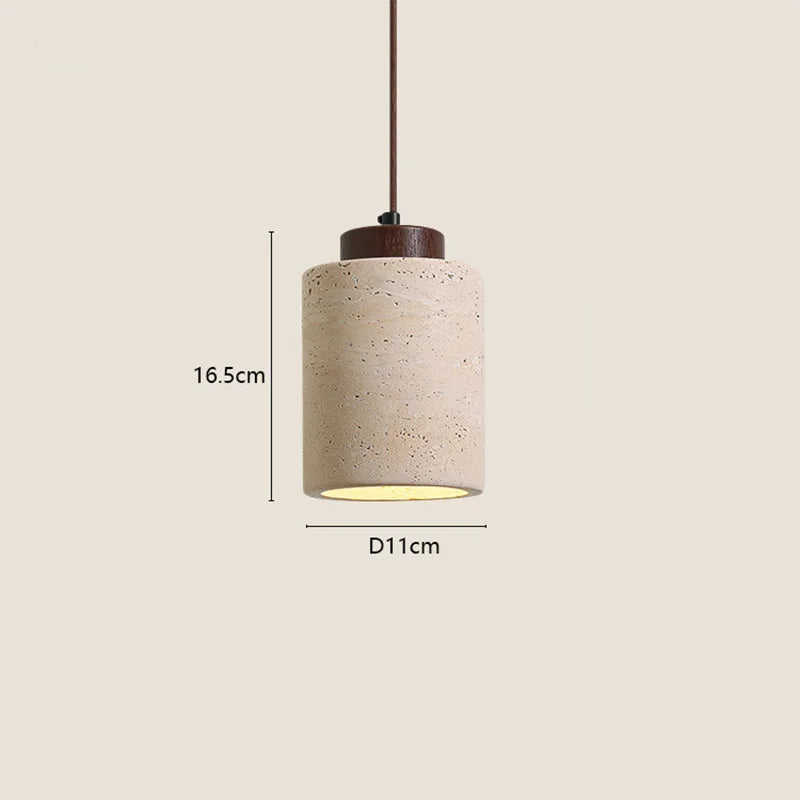 Modern designer (wabi-Sabai) hanging stone lights
