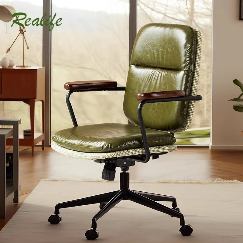 Genuine Leather Office Chair