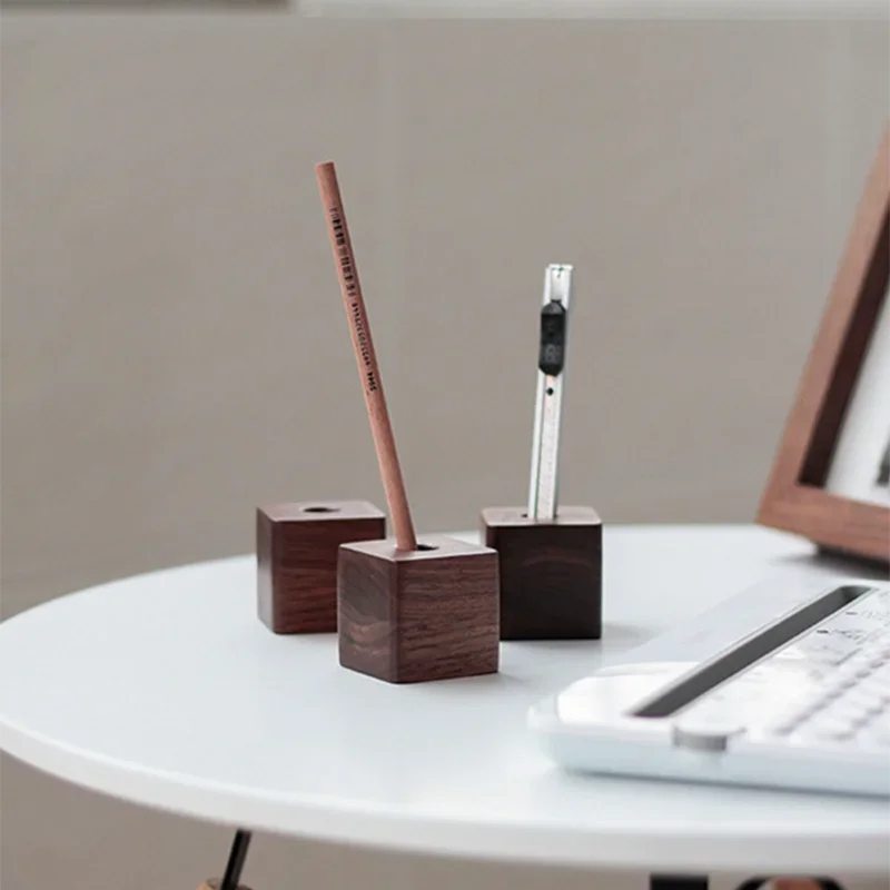 Wooden Pen Holder