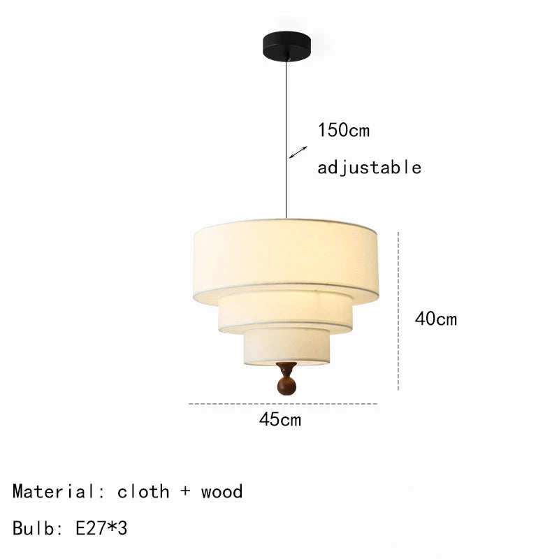 Modern White / Green Lampshade