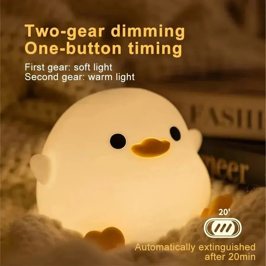 DoDo Duck Silicone LED Bedside Lamp