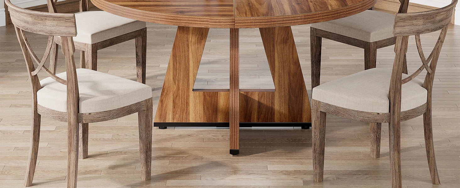 Round Dining Table for a Small  Kitchen Dinning and Dining Room