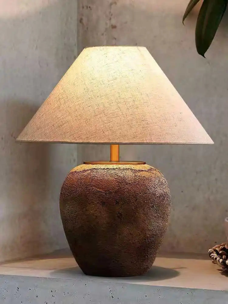 Handmade Ceramici Traditional Vintage Style Table Lamp